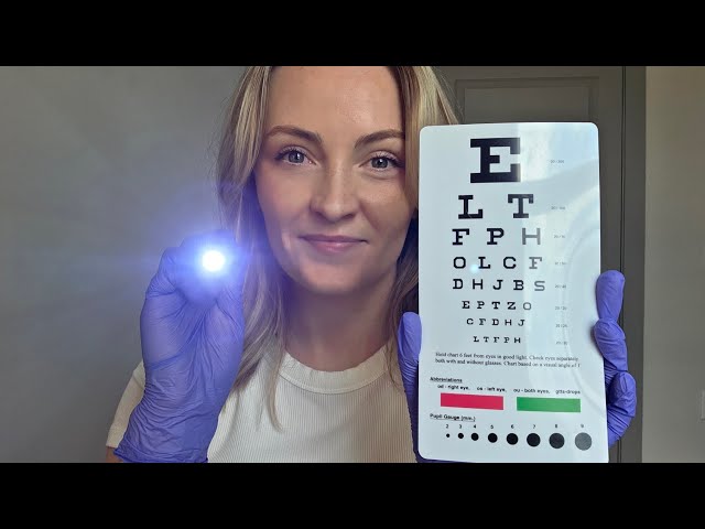 ASMR 10 Minute Eye Exam