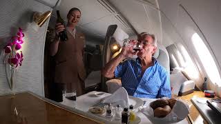 Emirates First Class New Zealand to Manchester