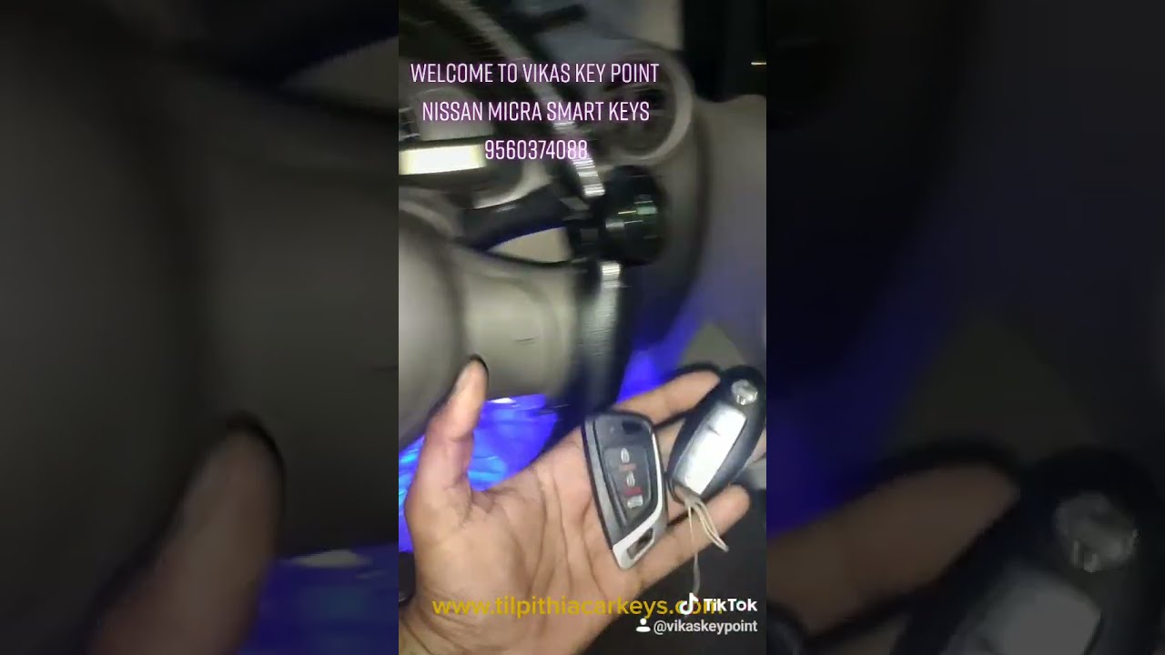 Nissan Micra smart key programming YouTube