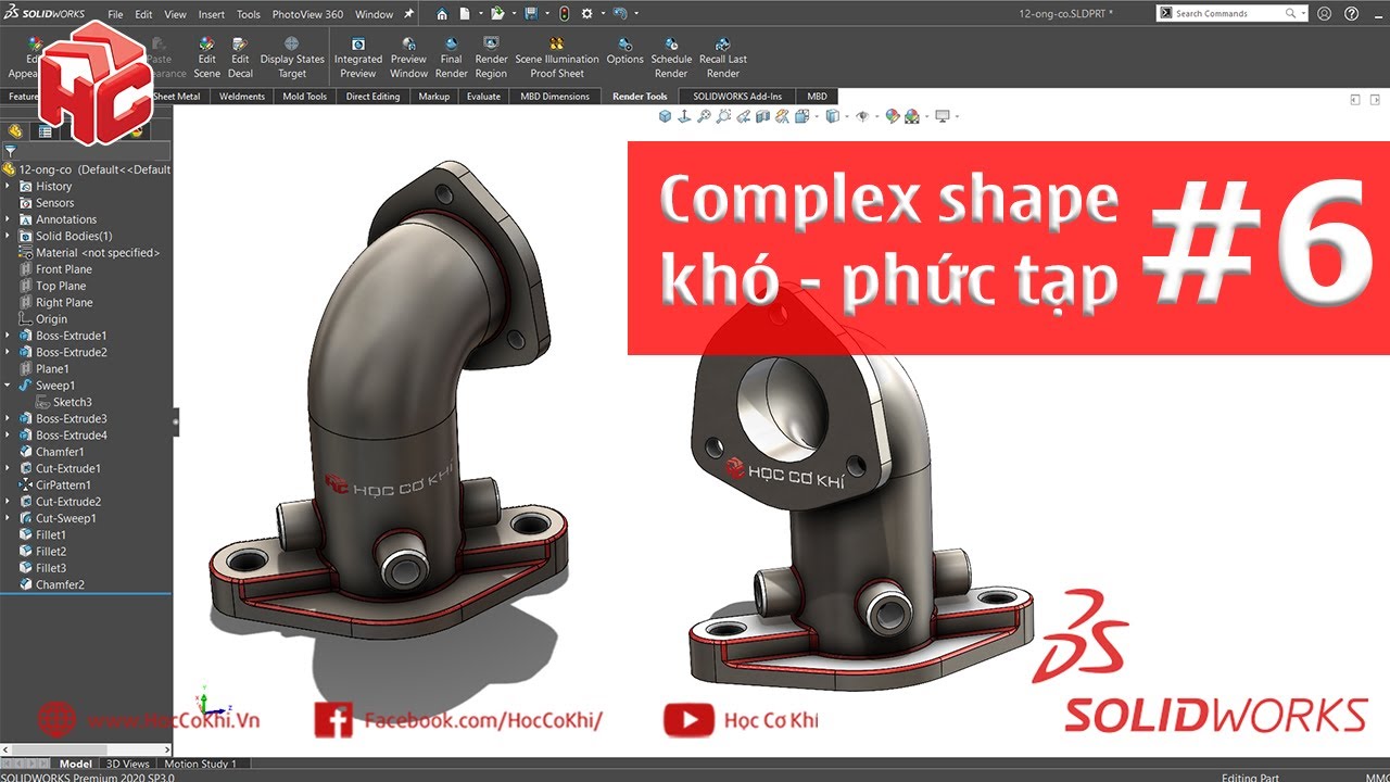 SolidWorks là một trong những phần mềm thiết kế 3D hàng đầu trên thế giới. Với SolidWorks, bạn có thể chế tạo các sản phẩm độc đáo và phức tạp chỉ trong vài bước đơn giản. Hãy xem hình ảnh liên quan để khám phá thêm về SolidWorks và đặt chân vào thế giới thiết kế chuyên nghiệp.