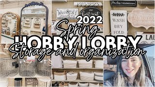 HOBBY LOBBY SPRING DECOR 2022. SHOP WITH ME STORAGE, ORGANIZATION & KITCHEN DECOR AT HOBBY LOBBY.