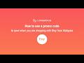 CupoNation Malaysia guide on how to use an Etsy coupon code