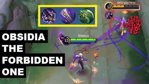 Obsidia Trinity Build Gameplay The Slayer Of Gods (Lane Dominator) - Obsidia The Forbidden One MLBB