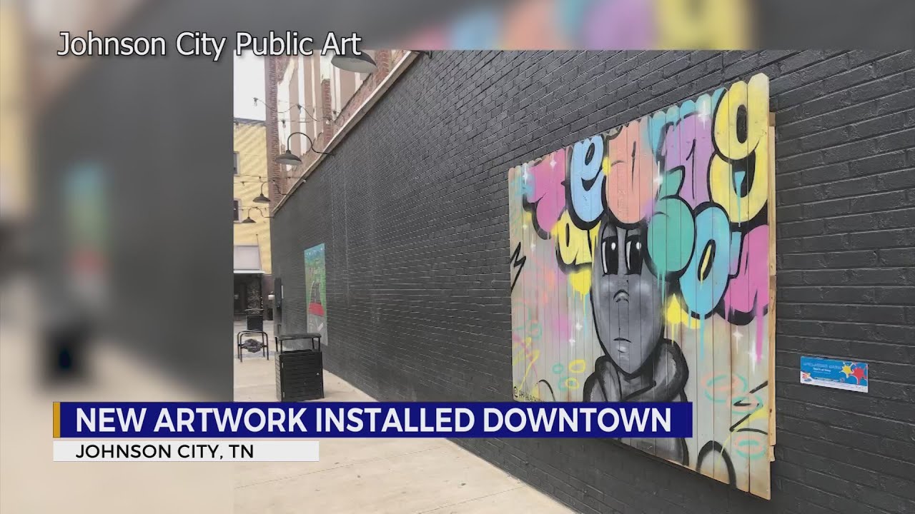 Johnson City Public Art installs new artwork downtown