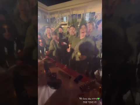 IDF heroes light the Menorah