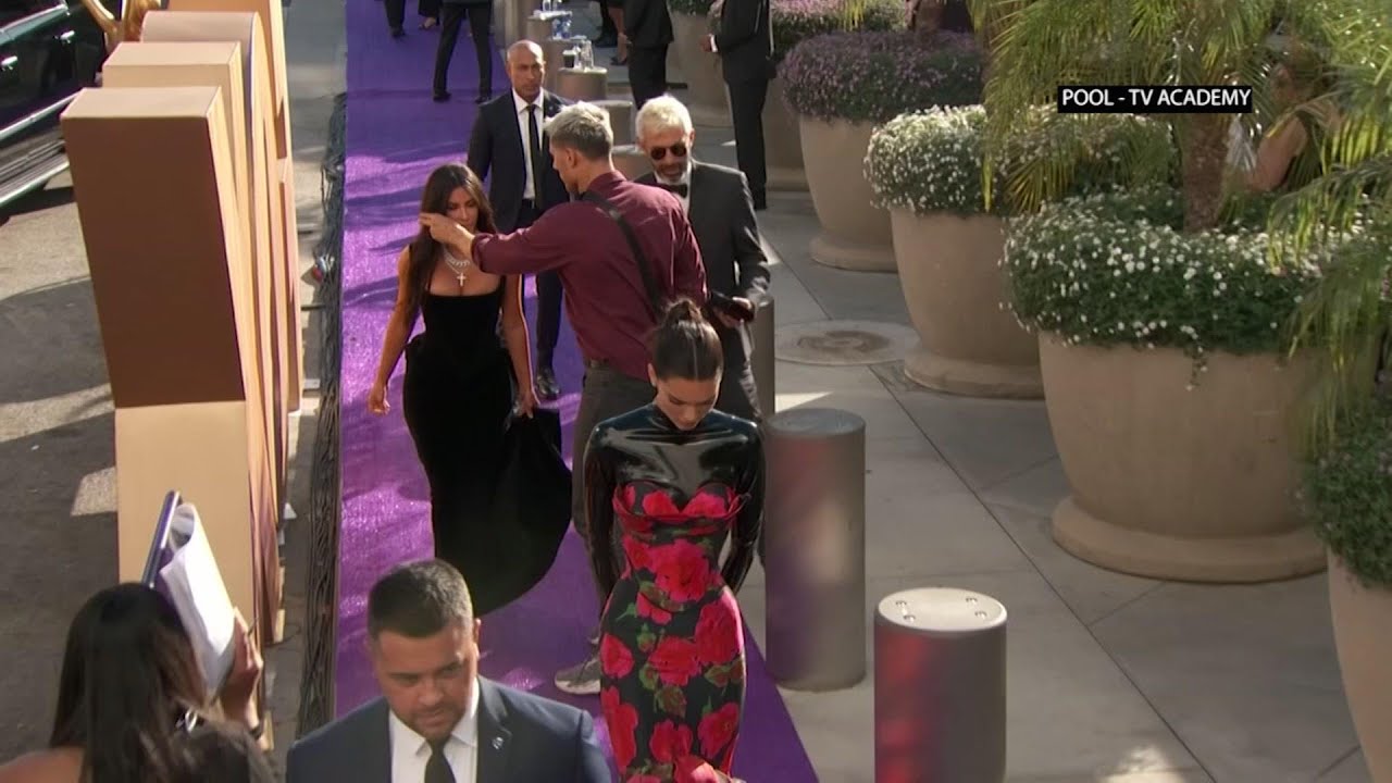 Kardashian West Jenner Paltrow Arrive At Emmy Awards