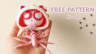 I Crocheted Spider-Gwen’s Tiny Spider Companion 🕷️ | Free Amigurumi Pattern screenshot 4