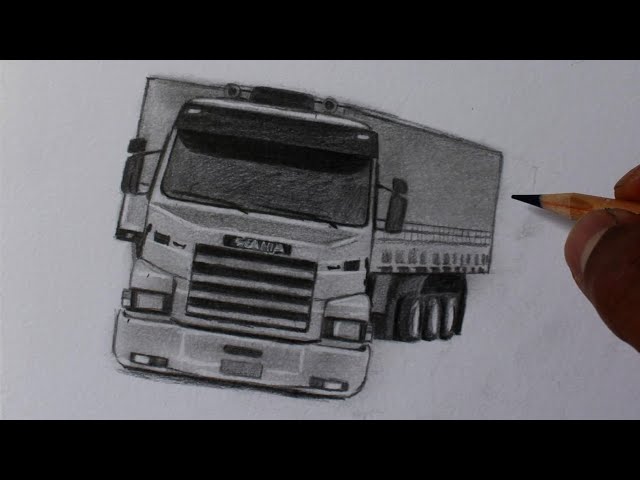 Como desenhar uma Scania 113H I Passo A Passo - narrado 