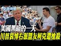 美國保守派活動家遭槍擊