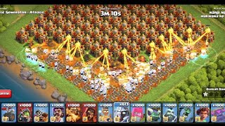 Injoy Unlimited Electro Titan with max troops #clashofclans #gaming #youtubevideo