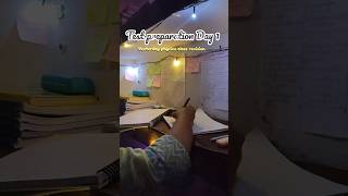 🔥 NEET Preparation Day 1 | Test Preparation & Study Routine 📚💯#neet2027 #shorts #duet