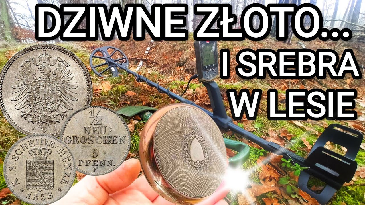 STARE DZIWNE ZŁOTO I SREBRNE MONETY Poszukiwania Wykrywaczem Metali w lesie #wykopki #metaldetecting