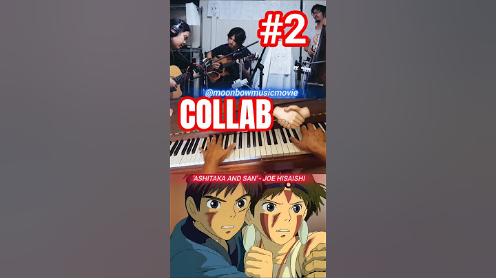 "Ashitaka and San" Ep. 2 🎋 | Joe Hisaishi Piano Collab with @moonbowmoviemusic #shorts