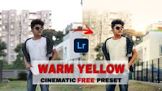 How To Edit WARM YELLOW Photo In Lightroom Mobile with Free Preset' || Ajay Creation Lr screenshot 4