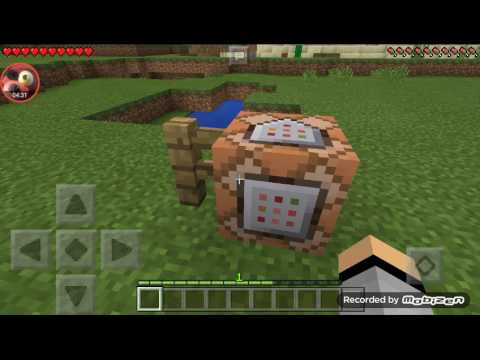 My command block creations in mcpe - YouTube