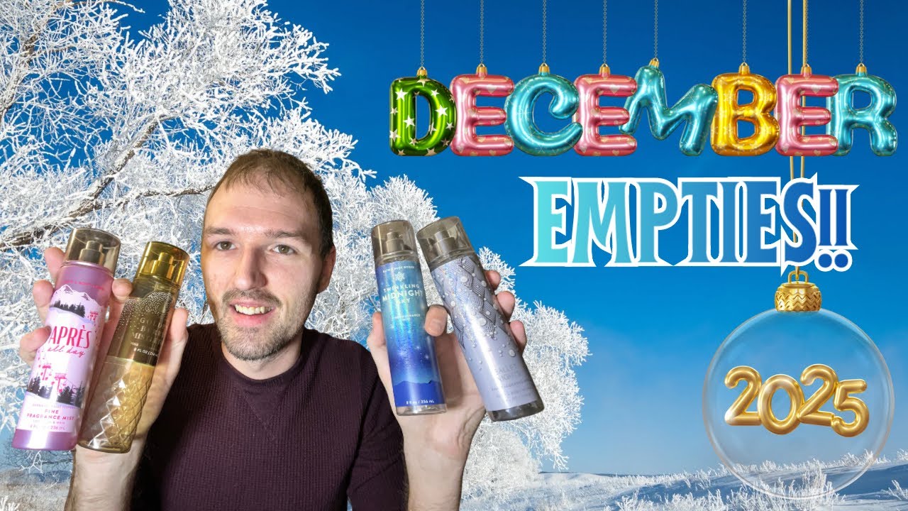 DECEMBER EMPTIES 2025!! ❄️ Getting Motivated For 2026!! 🤩