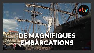 Escale À Sète Galeon Andalucia, Letoile Ou Sudarshini Affluence Pour Visiter Les Grands Voiliers