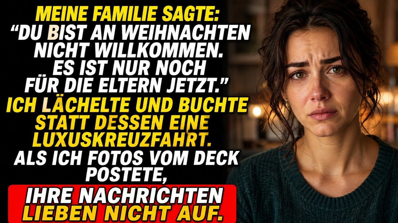 „Weihnachten ist ausschließlich für echte Familien, für Menschen mit Kindern“, sagte meine Schwägerin Brenda mit einem selbstgefälligen Grinsen, während meine Familie nickte. Zehn Jahre lang hatte...