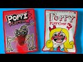 DIY 😱 POPPY PLAYTIME CHAPTER 3 GAME BOOK 🐱🧼 + Poppy Playtime 3 Miss Delight BLIND BAG!👄😱Horror Game
