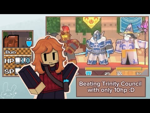 Cassie beats up the Trinity Council with only 10hp :3