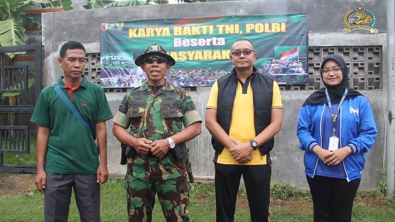 Prajurit Brigif 16/WY bersama TNI-POLRI,Mahasiswa dan Masyarakat Gotong Royong Korve