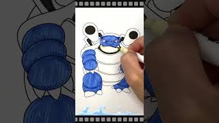 Coloring Blastoise [Coloring book]