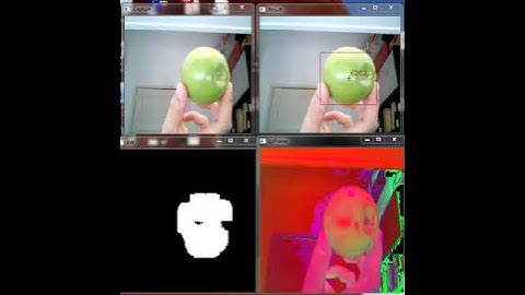 realtime color tracking / detection with opencv