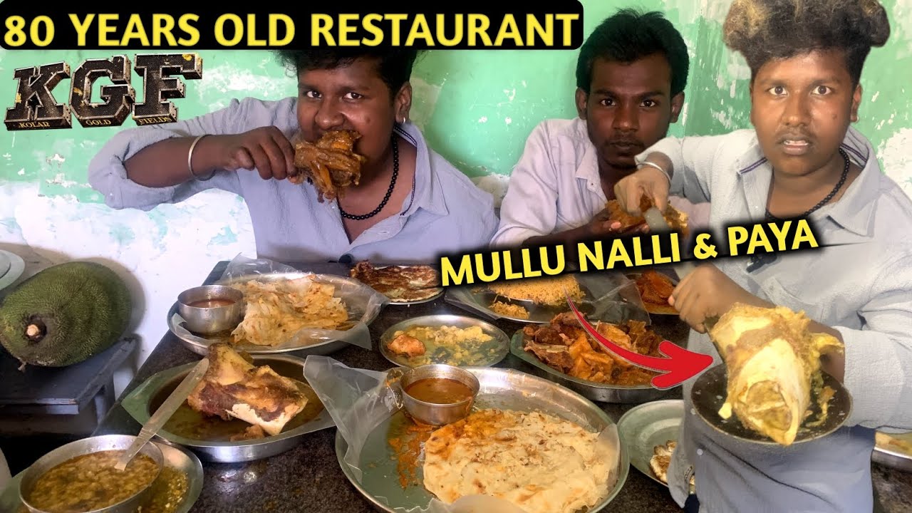 K.G.Fbeef eating video tamilbeef nalli eatingBeef Full Nalli & Paya - 80 Years  Oldbeef recipesbeef