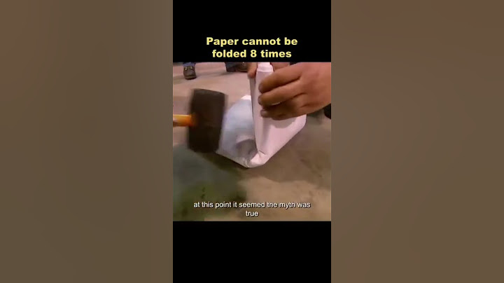 Can You Fold Paper More Than 7 Times? 📄
