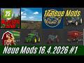 LS25: ModHub Mods vom 16.4.2026 #1: Karte und Maschinen