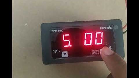 Secure DPM I100 Single phase Ammeter (New)