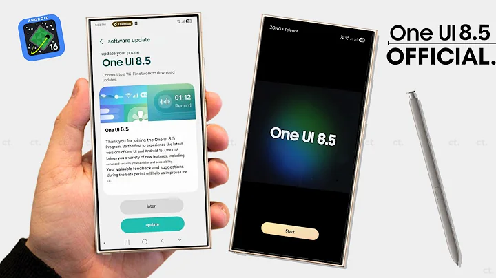 Samsung One UI 8.5 Android 16 - OFFICIAL UPDATE!
