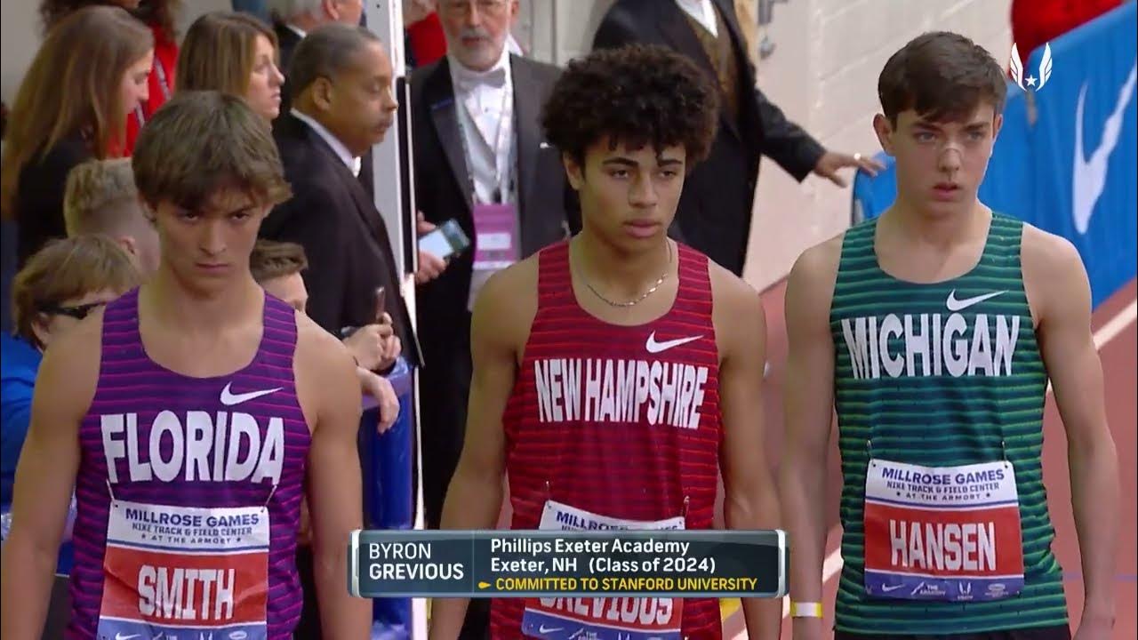 116th Millrose Games Boys Mile YouTube