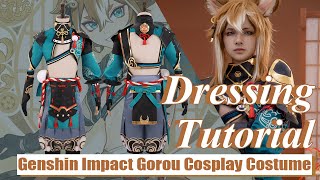 Dressing Tutorial: Genshin Impact Gorou Cosplay Costume