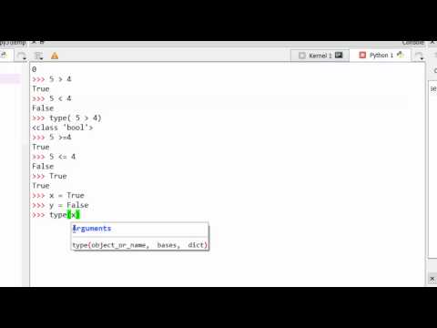 Learn Python - Boolean expressions