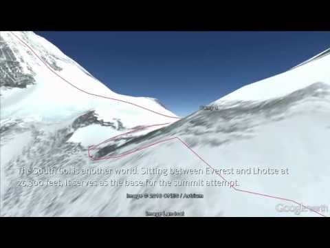 Mount Everest Base Camp to Summit in 3D