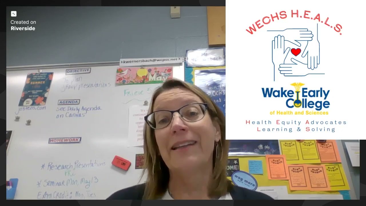 Episode 4: WECHS Magnet Leader Spotlight: Kate Wernersbach (English Teacher)
