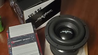 SKAR EVL 8 D2 SUBWOOFER INSTALL AND BOX BUILD W/TARAMPS MD1200.1 1 OHM AMPLIFIER by No Logo Garage 4,543 views 10 months ago 11 minutes, 54 seconds