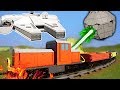 Can Star Wars Vehicles Stop a Train? - Brick Rigs Gameplay & Train Stopping