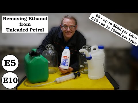 E5 and E10 ethanol Petrol issues & removing from fuel.  Video 1 of 2 latest version in link below.