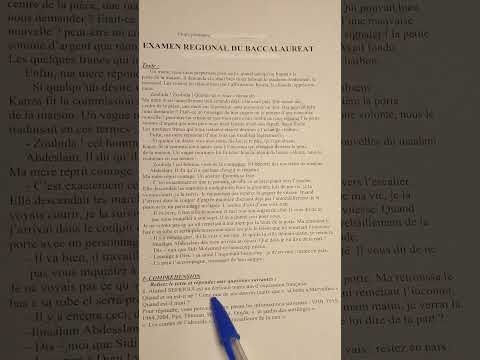 la boîte à merveilles chapitre 10 extrait N°3 correction de l' examen régional تصحيح الإمتحان الجهوي
