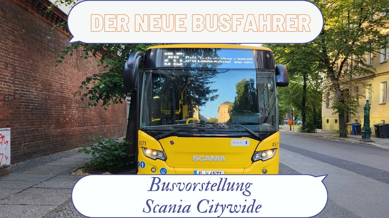 Busvorstellung Scania Citywide BVG