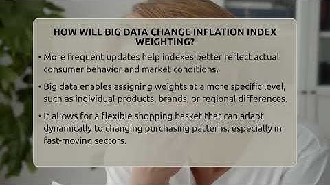 How Will Big Data Change Inflation Index Weighting? - Inflation Insight Channel