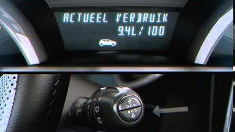 NIEUWE CLIO : Boordcomputer