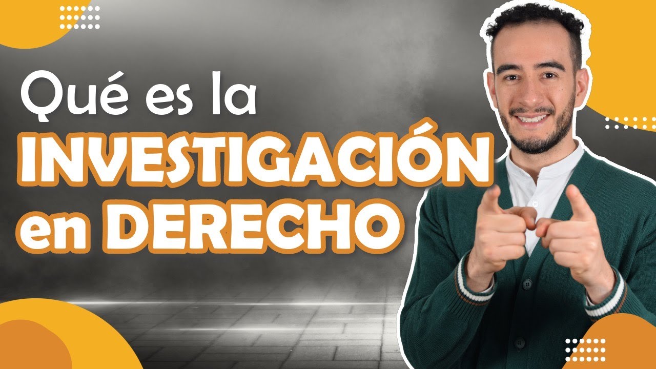 ⚖️👩🏼‍⚖️ Para una TESIS DE DERECHO, 3 ejemplos de investigación en