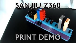 SANJIU Printer Z360 (Ultimaker 2 Extended) Timelapse Demo Print