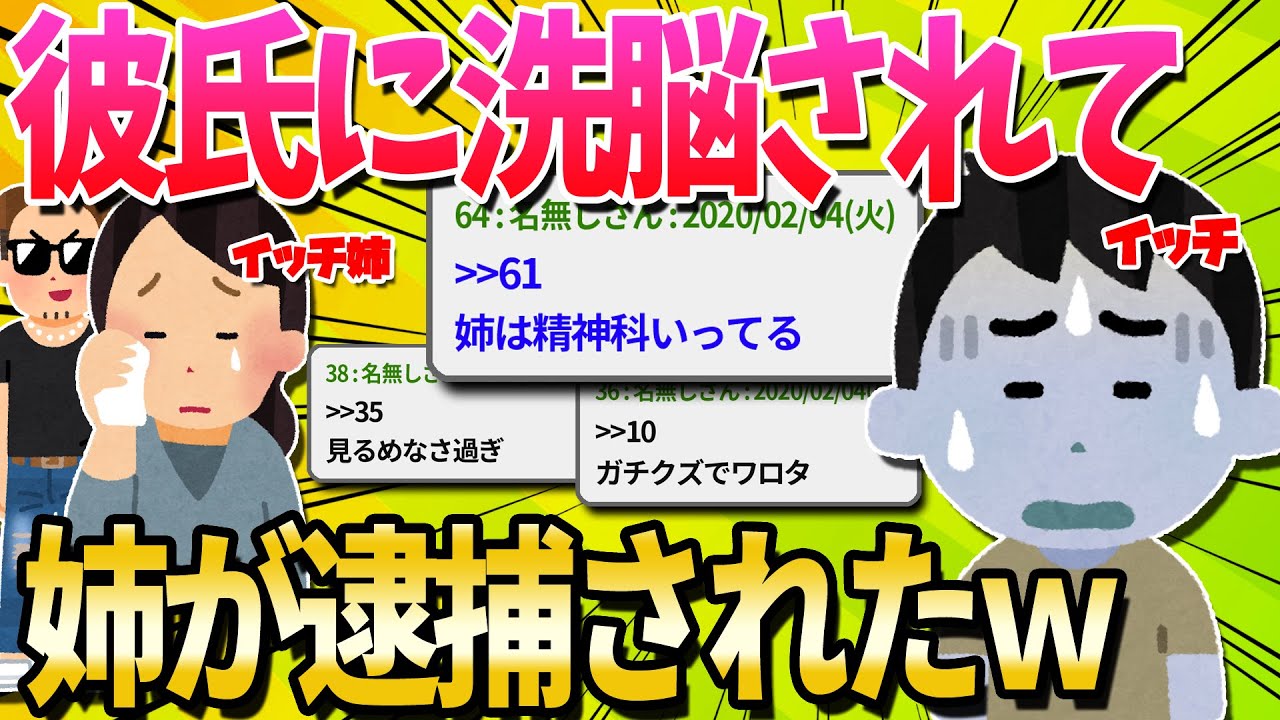 【2ch面白いスレ】姉が警察に逮捕されたんだけど、どうしよう・・・【ゆっくり解説】