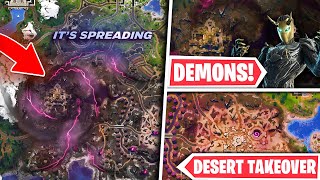DAIGO Spreads his DEMON BIOME Across the Fortnite MAP… | Fortnite Map Concept