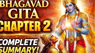 Bhagavad Gita Chapter 2 Explained | Complete Summary in Animation (Sankhya Yoga)