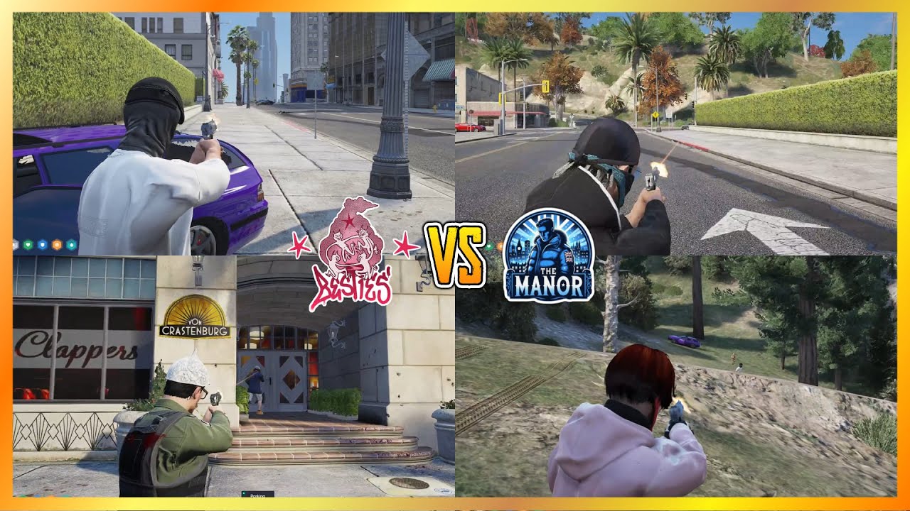 Лучшие друзья подъезжают к большой банде поместья // RP Truck (вид с нескольких точек зрения) | N...